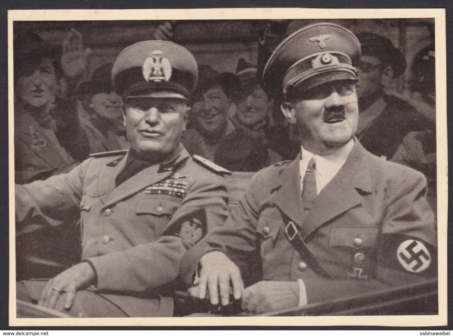 AK Propaganda / Der Führer Und Der Duce / Die Garanten Des Friedens - Weltkrieg 1939-45