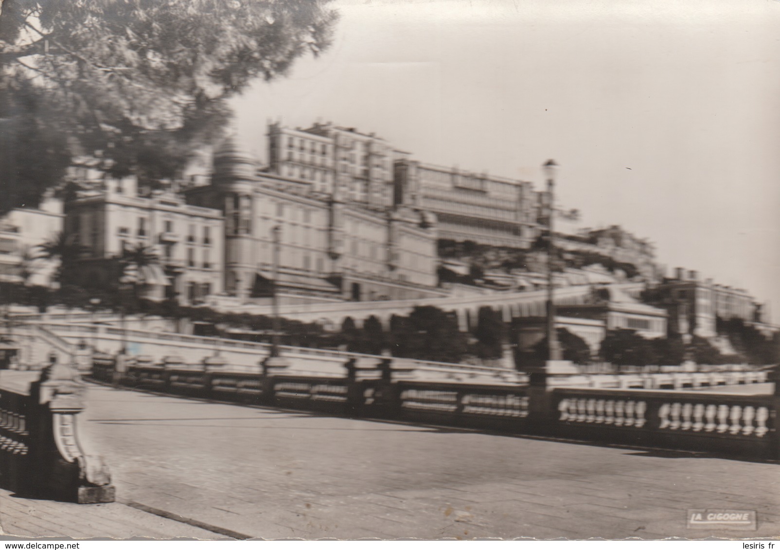 C. P. - PHOTO -  PRINCIPAUTE DE MONACO - L'AVENUE DE MONTE CARLO - LE QUAI ET LES HOTELS - 1 427 - LA CIGOGNE - EN 1954 - Otros & Sin Clasificación