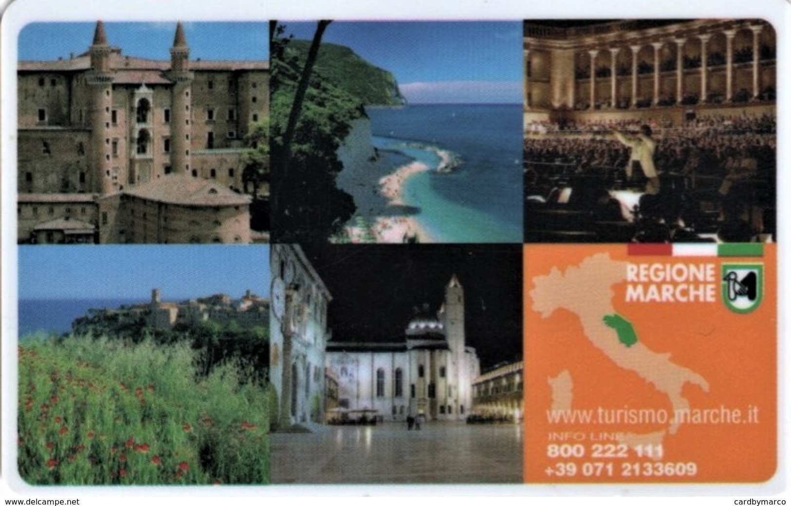 *ITALIA: VIACARD - REGIONE MARCHE (€. 50)* - Usata - Altri & Non Classificati