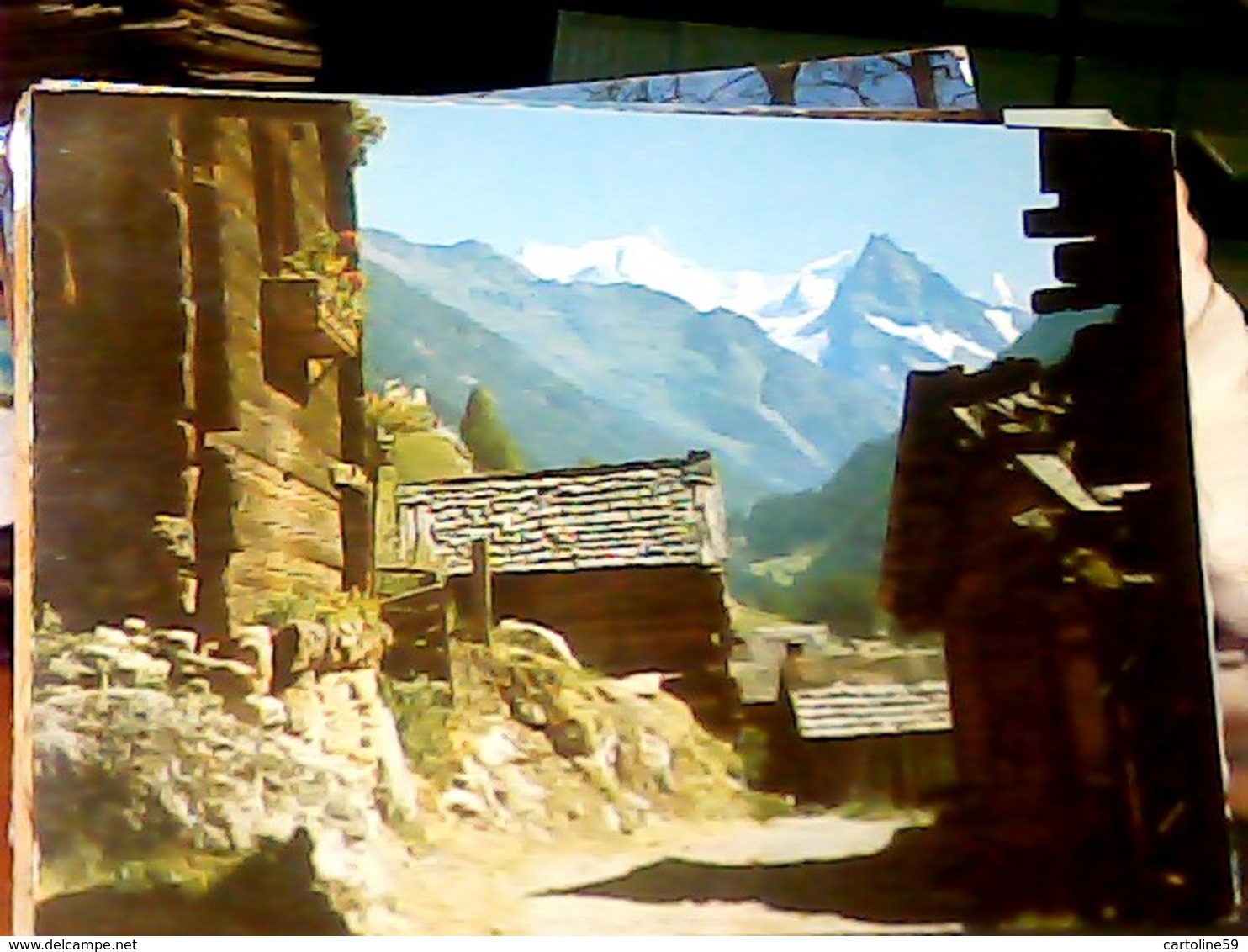 SUISSE,HELVETIA,SWITZERLAND,AYER, CHALET VALAIS,ZINAL,SIERRE  N1975 HK4471 - Ayer