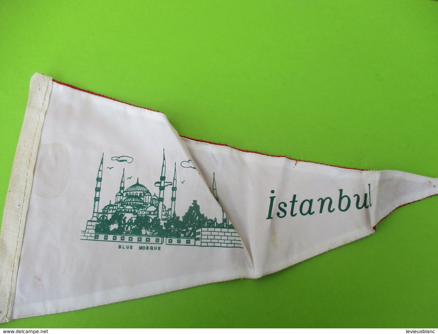 Petit Fanion  Souvenir / Ancien /TURQUIE/ Istanbul/Blue Mosque/ 1970             DFA31 - Autres & Non Classés