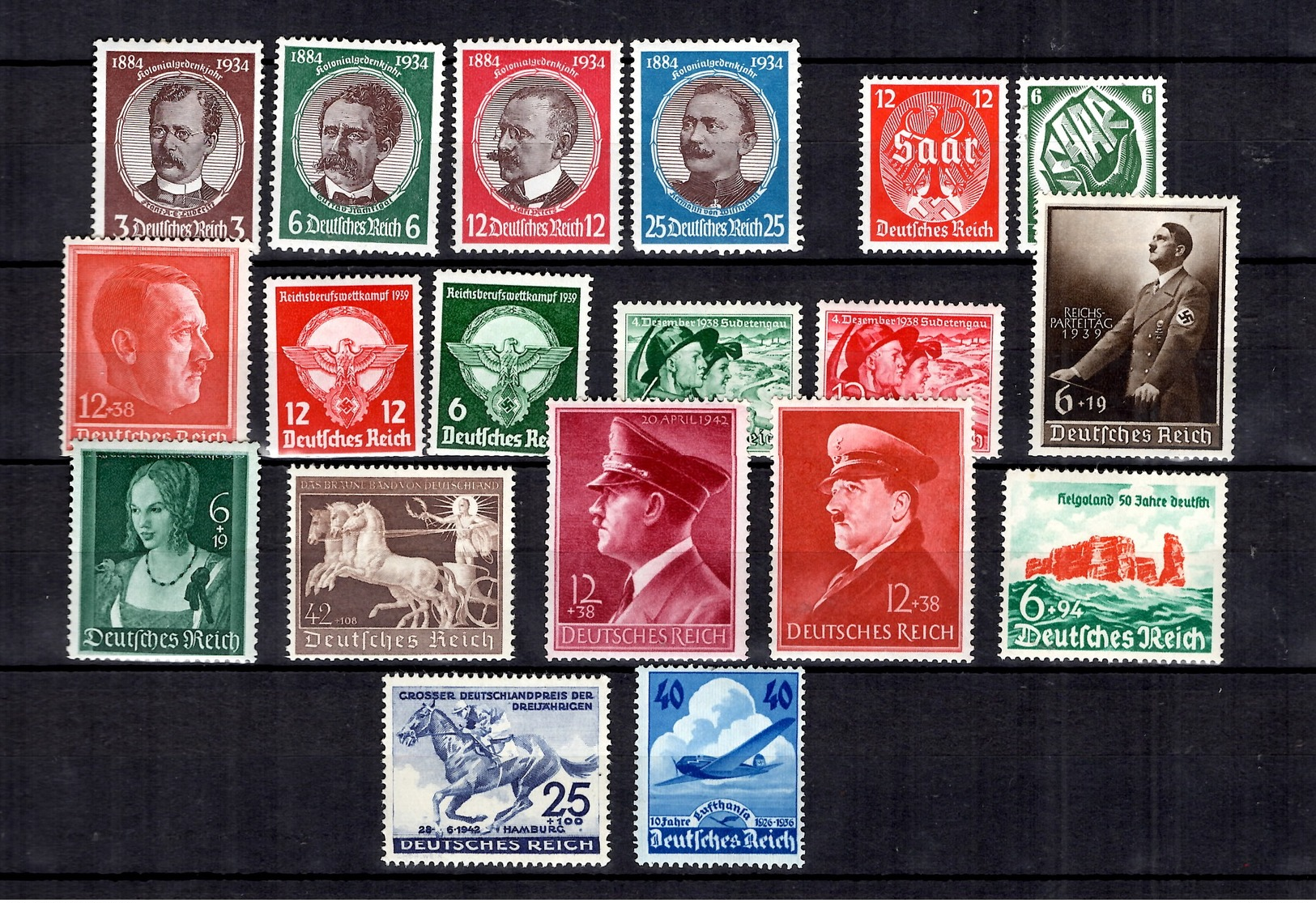 Allemagne/Reich Belle Petite Collection Neufs ** MNH 1934/1942. Bonnes Valeurs. B/TB. A Saisir! - Nuovi