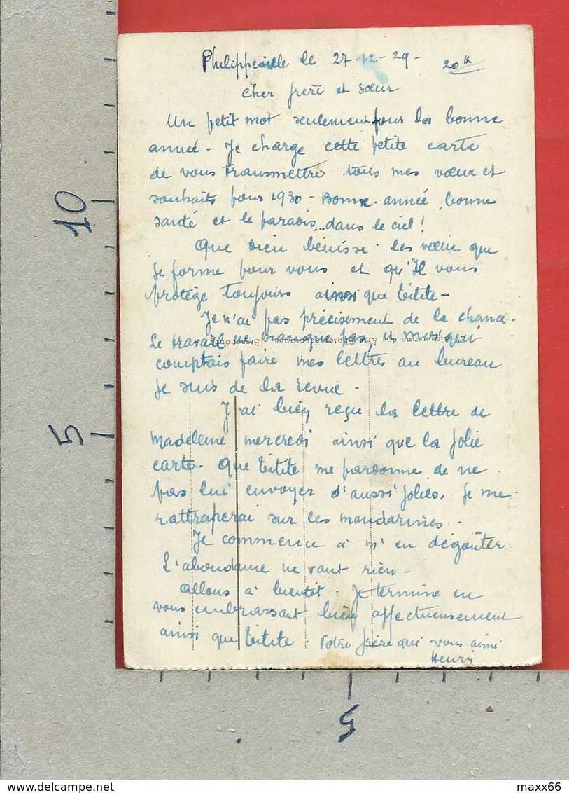 CARTOLINA NV ALGERIA - PHILIPPEVILLE - SKIKDA - Vue Generale De La Ville - 9 X 14 - 1929 - Altri & Non Classificati