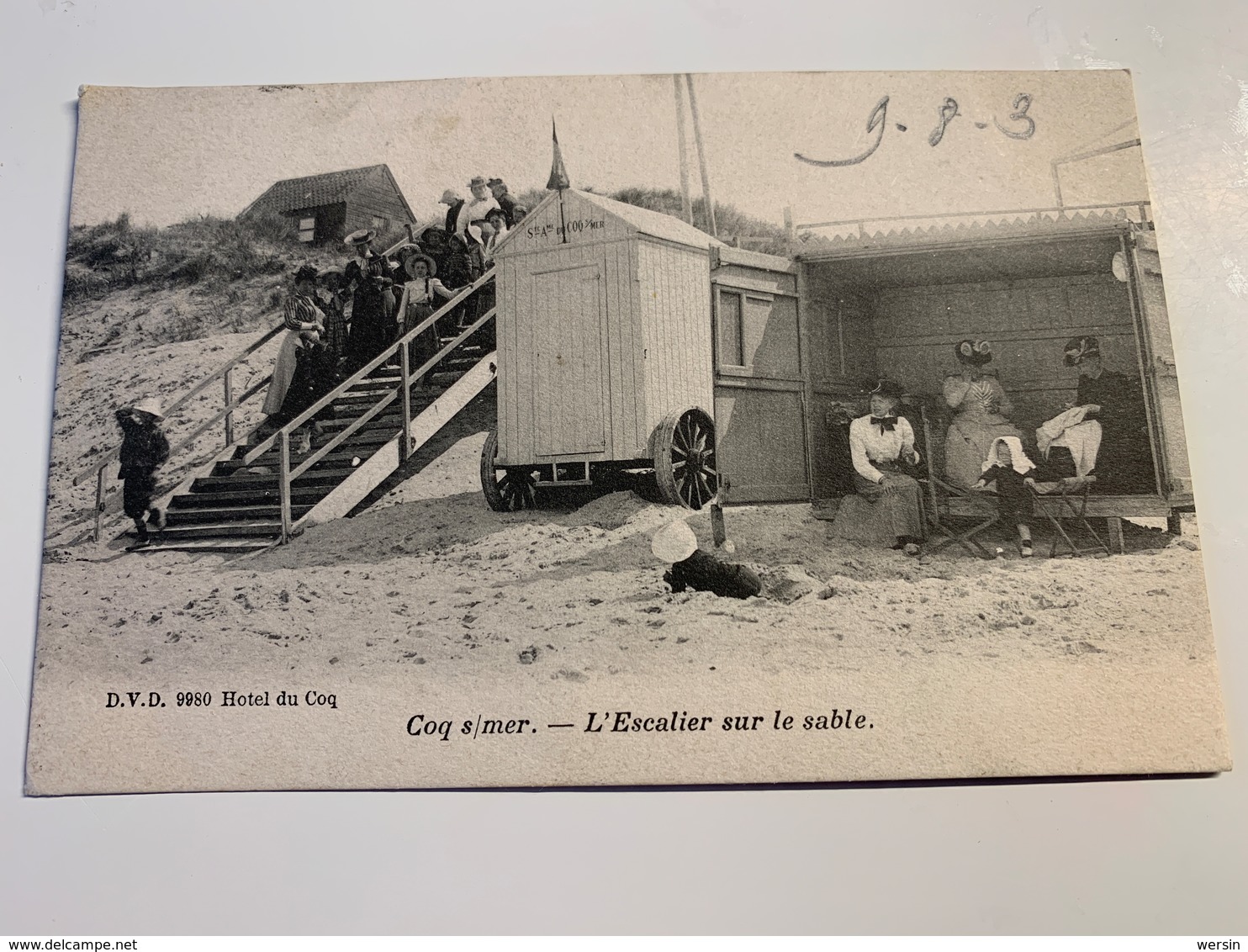 Coq S/mer L'escalier Sur Le Sable 1903 - De Haan