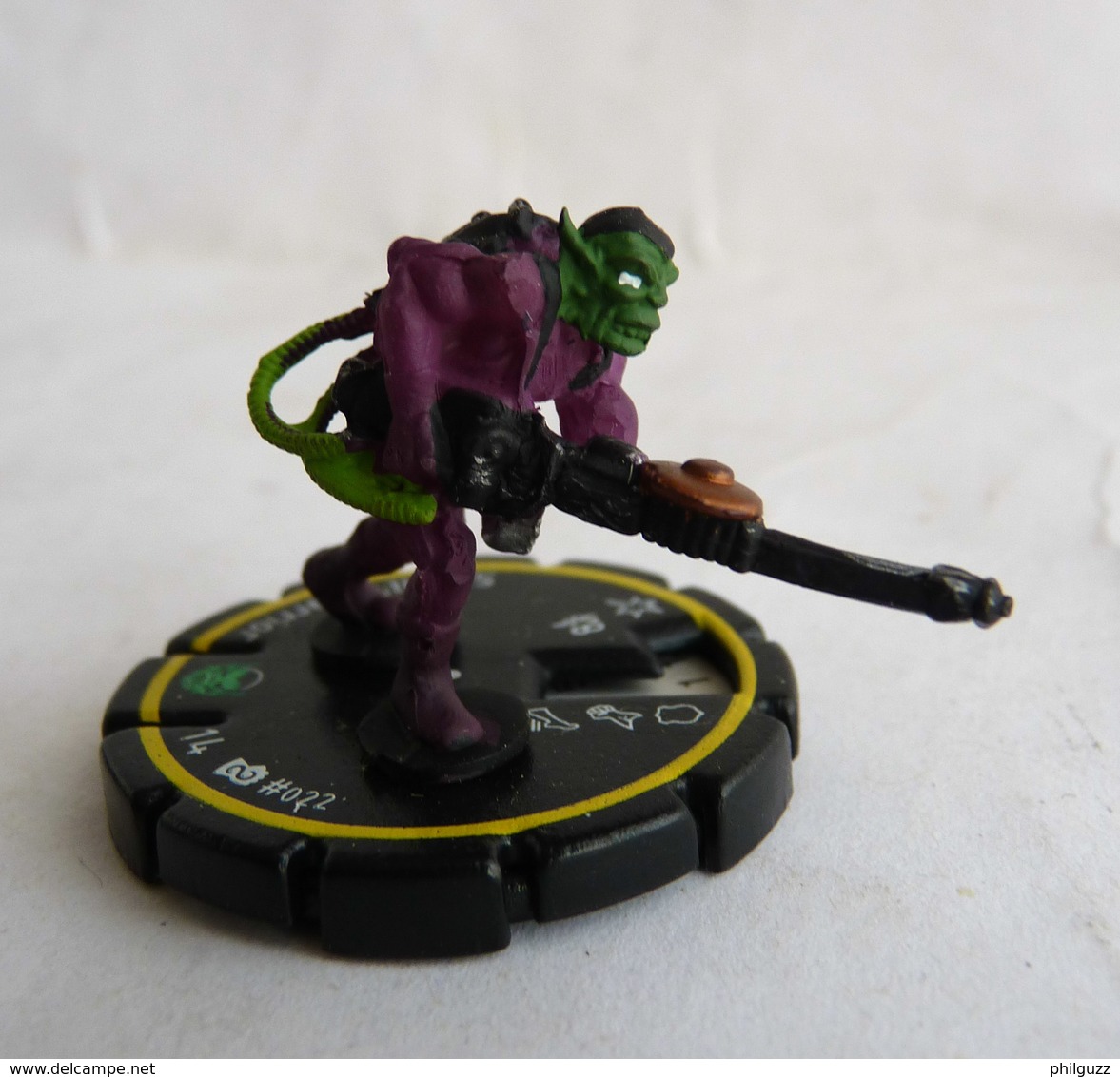 FIGURINE HEROCLIX MARVEL SKRULL WARRIOR Rareté 2 Socle Jaune - Gli Eroi Della Marvel