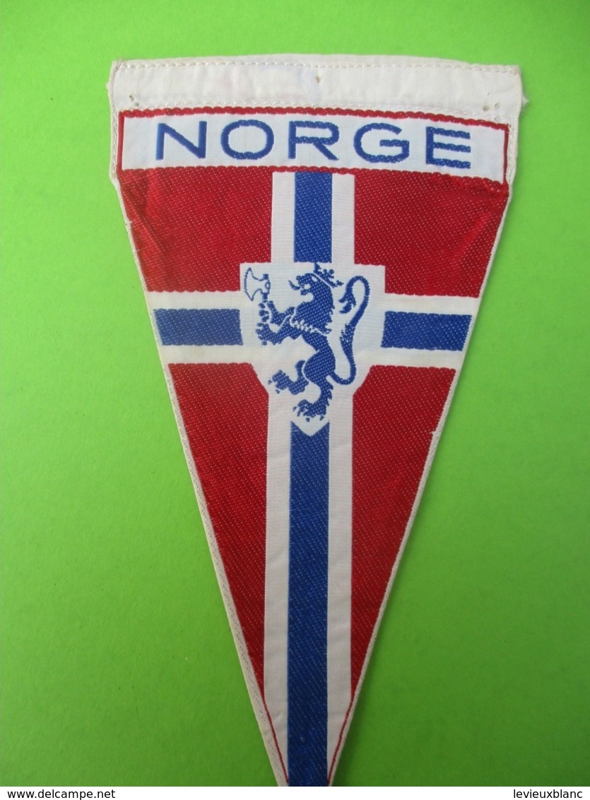 Petit Fanion  Souvenir / Ancien /NORVEGE / NORGE/Blason    / 1966      DFA37 - Autres & Non Classés