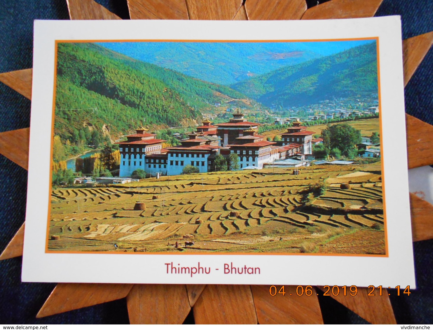 BHOUTAN - THIMPHU - CPSM VIERGE IMPRIMEE PAR BHUTAN ASSOCIATION - Bhoutan