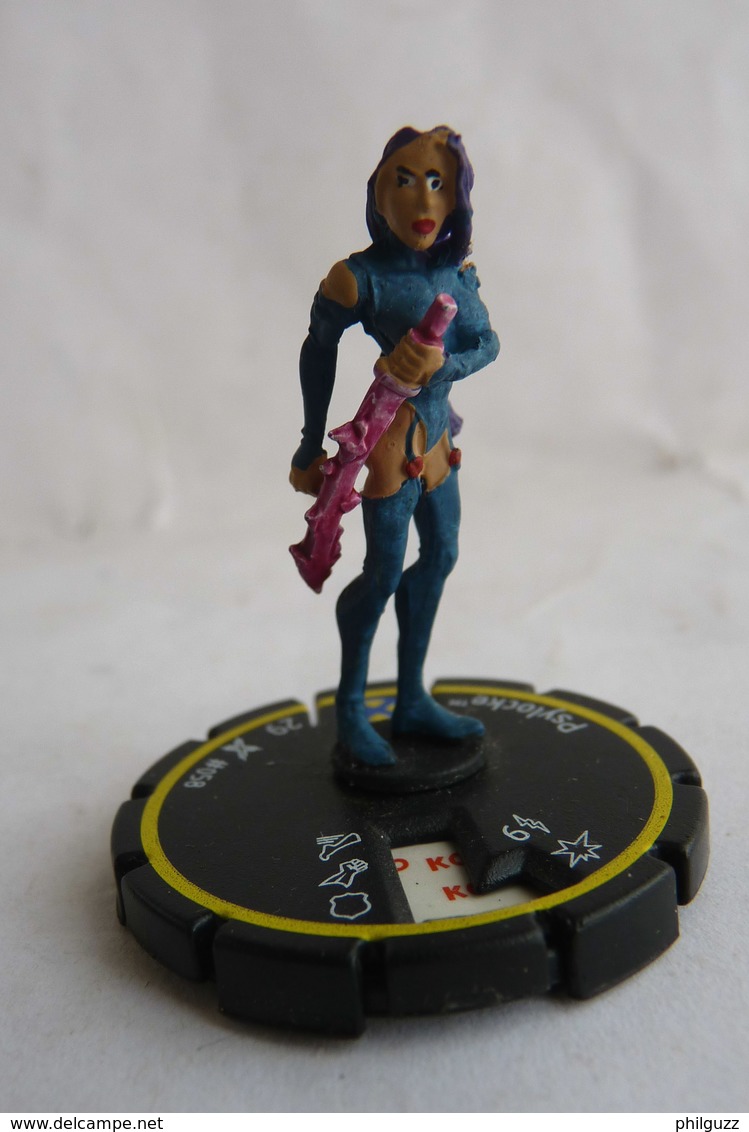 FIGURINE HEROCLIX MARVEL XPLOSION PSYLOCKE Rareté 2 Socle Jaune - Marvel Herös