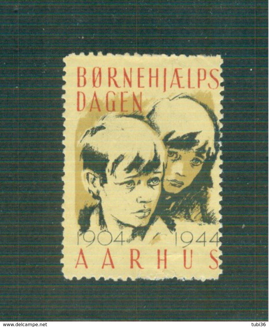 AARHUS - BORNEHJAELPS DAGEN ,1904 - 1944 ,ERINNOFILO - Timbres De Distributeurs [ATM]