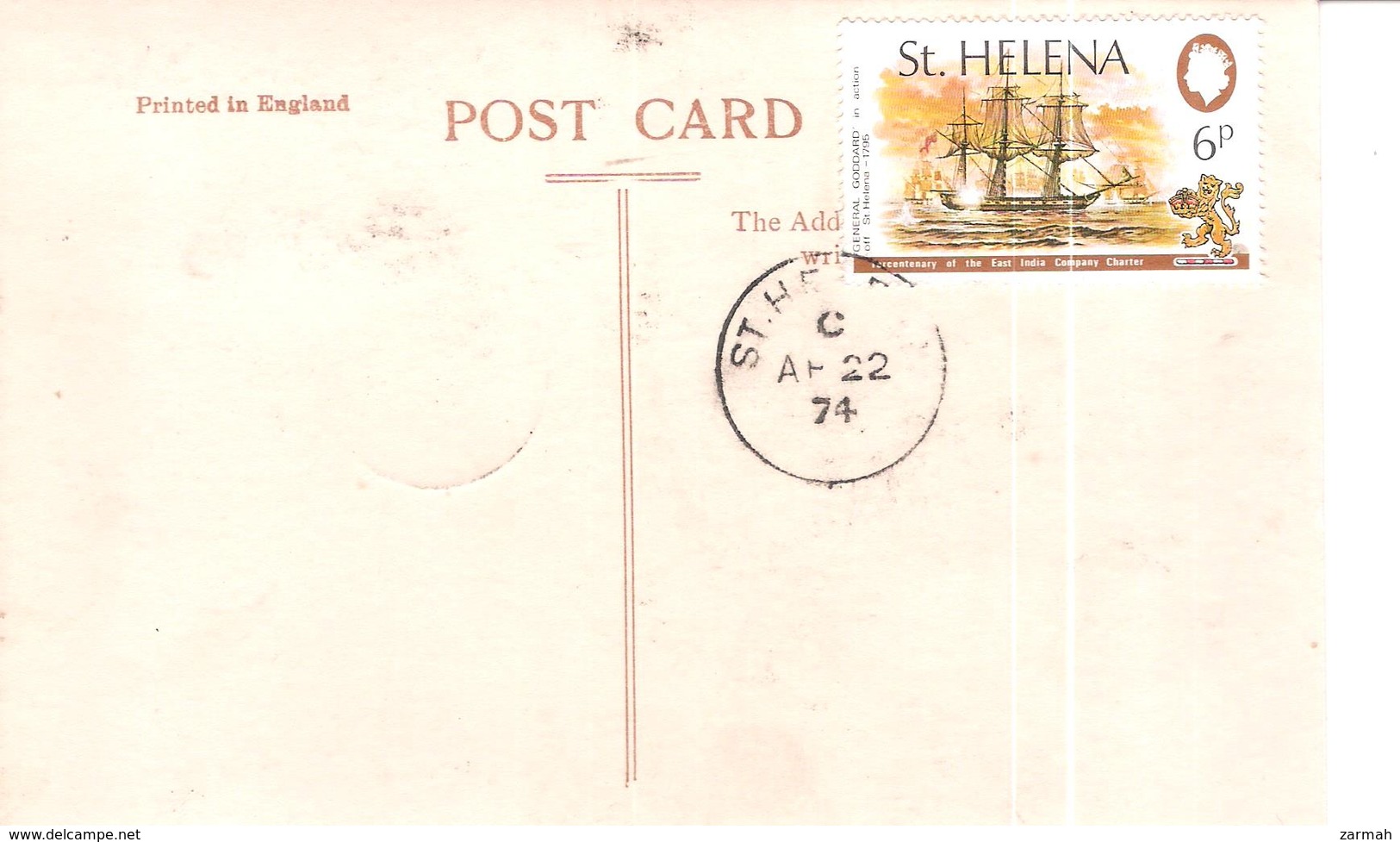 Sainte Hélène Carte Postale Maison De La Première Nuit à St Hélène - St. Helena