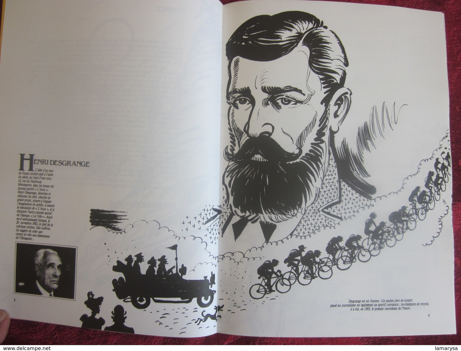 1903-1953-Les héros du Tour de France Cyclisme .Illustrations PELLOS-PF/Louis Nucéra"Quintette"1984.In-4 broché,Vélo
