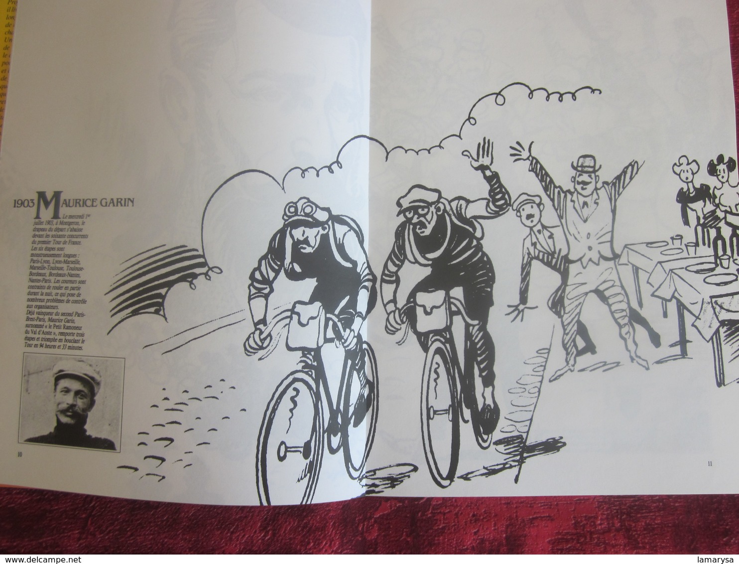 1903-1953-Les héros du Tour de France Cyclisme .Illustrations PELLOS-PF/Louis Nucéra"Quintette"1984.In-4 broché,Vélo