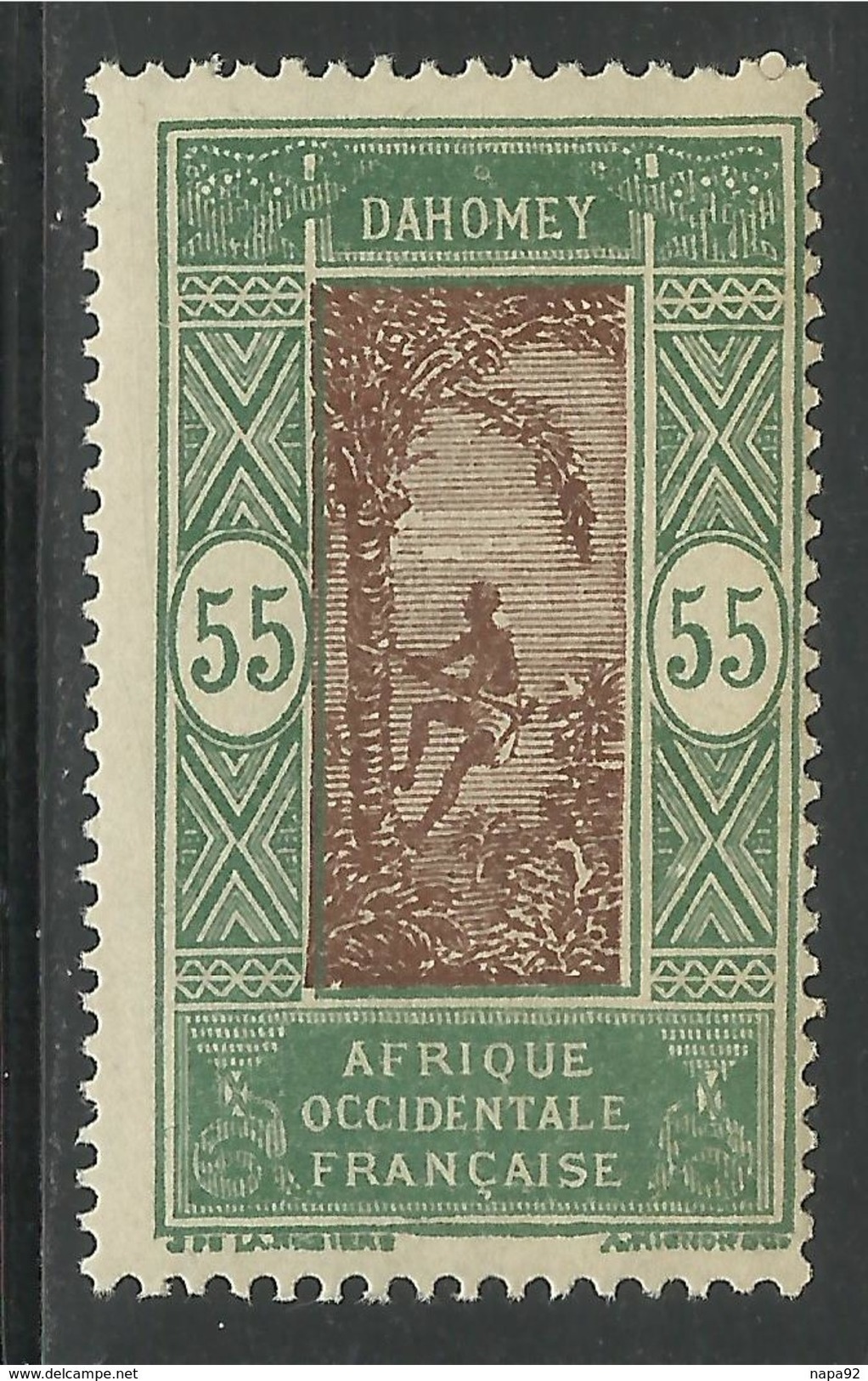 DAHOMEY 1938 - YT 88** - Neufs