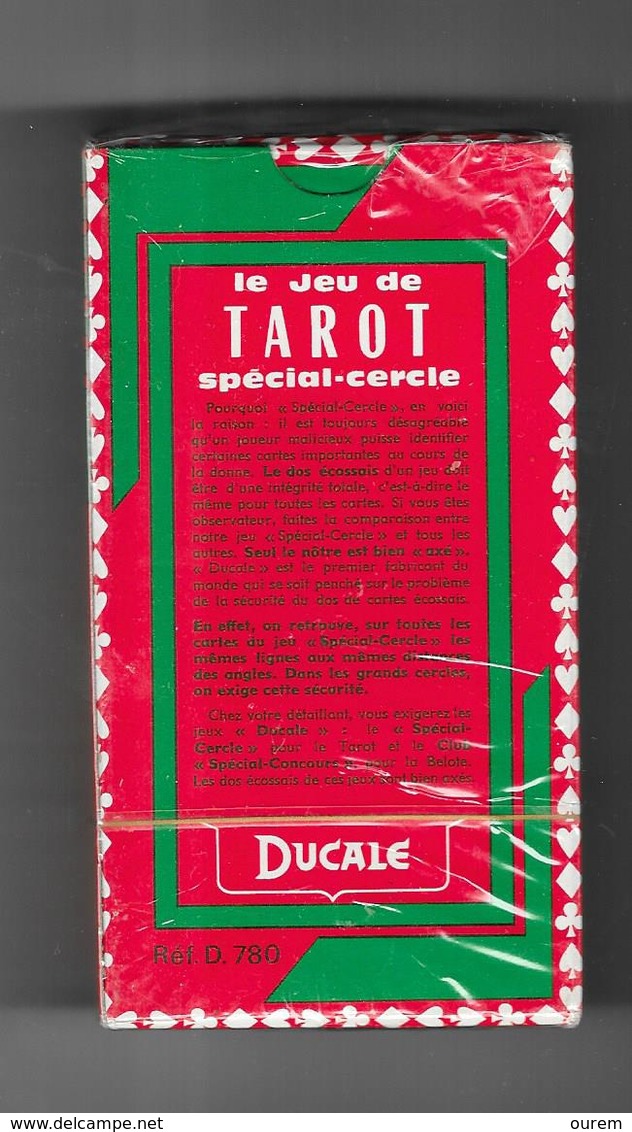 ANCIEN  TAROT NEUF  Spécial Cercle Dos écossais  Ducale 78 Cartes  Encore Emballé Sous Plastique - Playing Cards (classic)