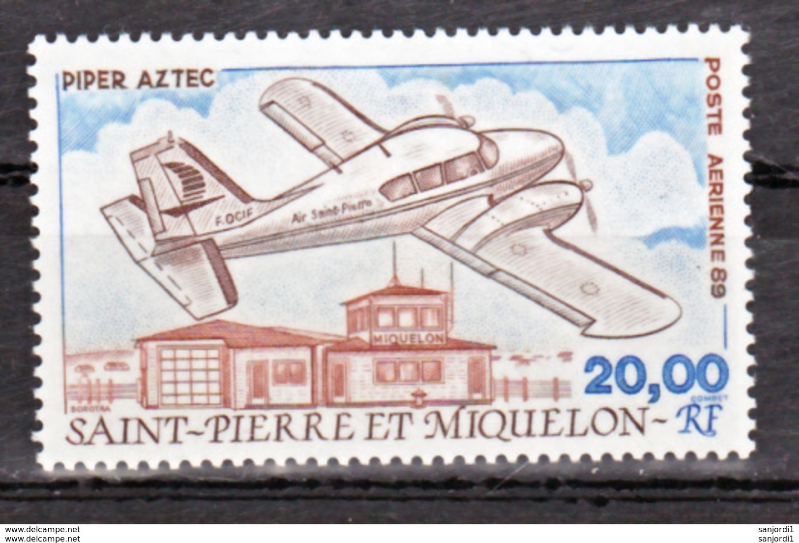 Saint Pierre Et Miquelon  1989 Année Complète Poste 497 512 Et PA 68 Neuf ** MNH Sin Charmela Cote 43.5 - Années Complètes