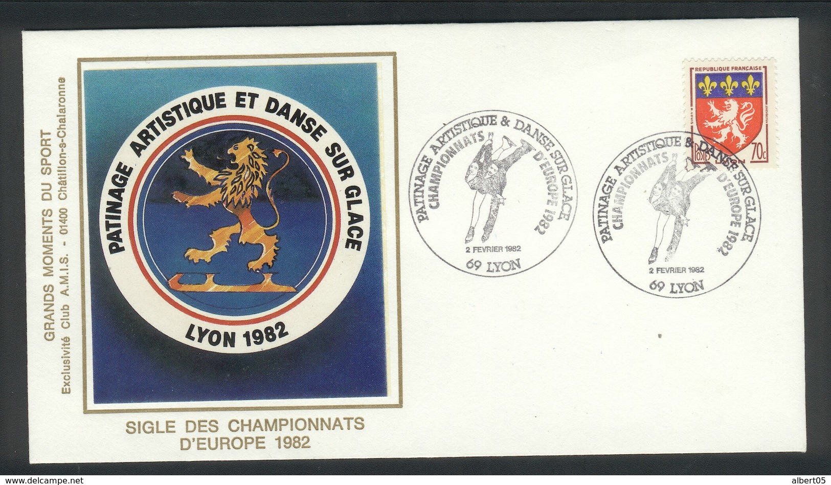 Championnats D'Europe  Lyon 1982 - Kunstschaatsen