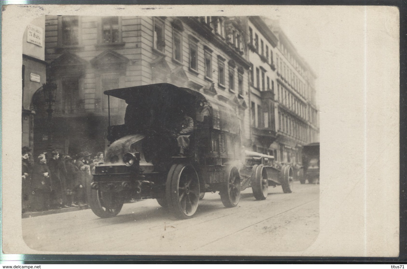 Carte Photo Entrée Du 87ème Régiment D'Artillerie Lourde à Mayence Le 16.12.18 - WW1 ( Lot 2 ) - Guerra 1914-18