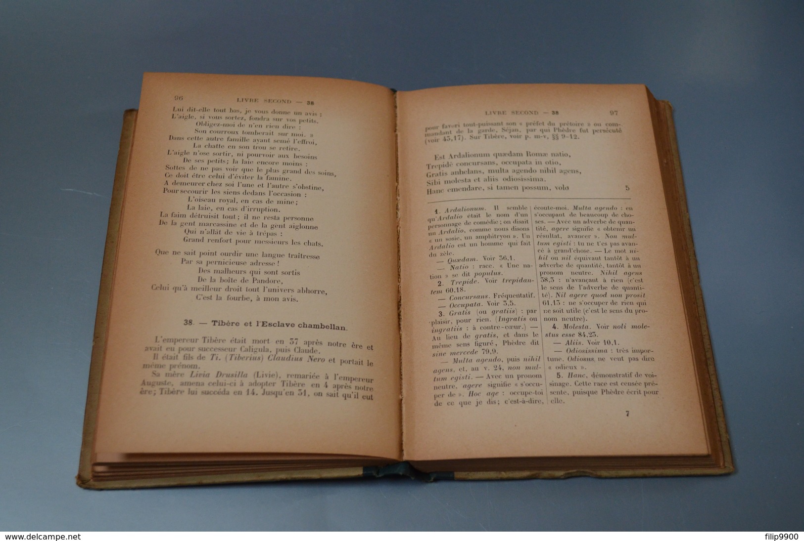 Livre : FABLES ésopiques (Phèdre) - 1907 | Hachette & Co Paris 290p - 1901-1940