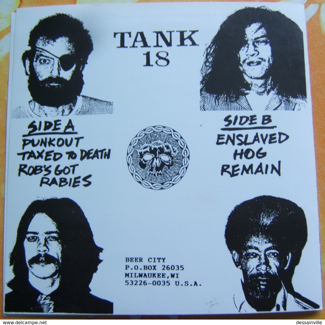 45 Tours  TANK 18 - HOG Six Titres - Punk