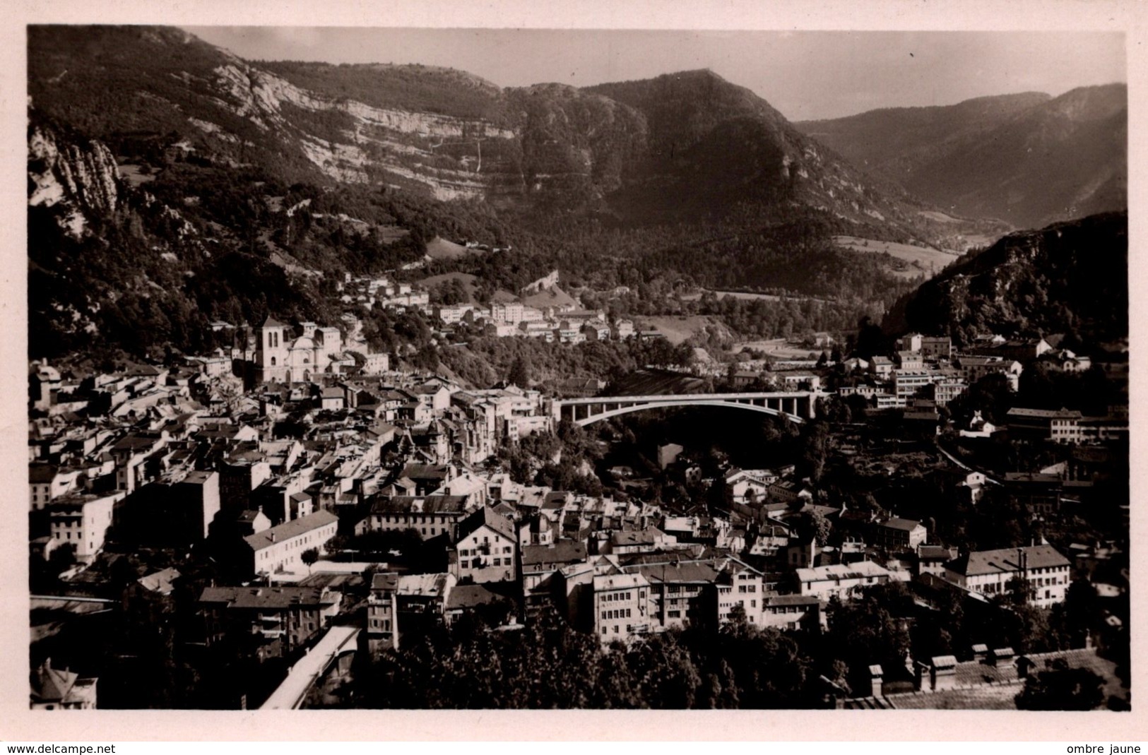 T6 - CPSM - JURA - LOT 6 Cartes Photo Saint Claude - Vue Générale Des - Tavaux