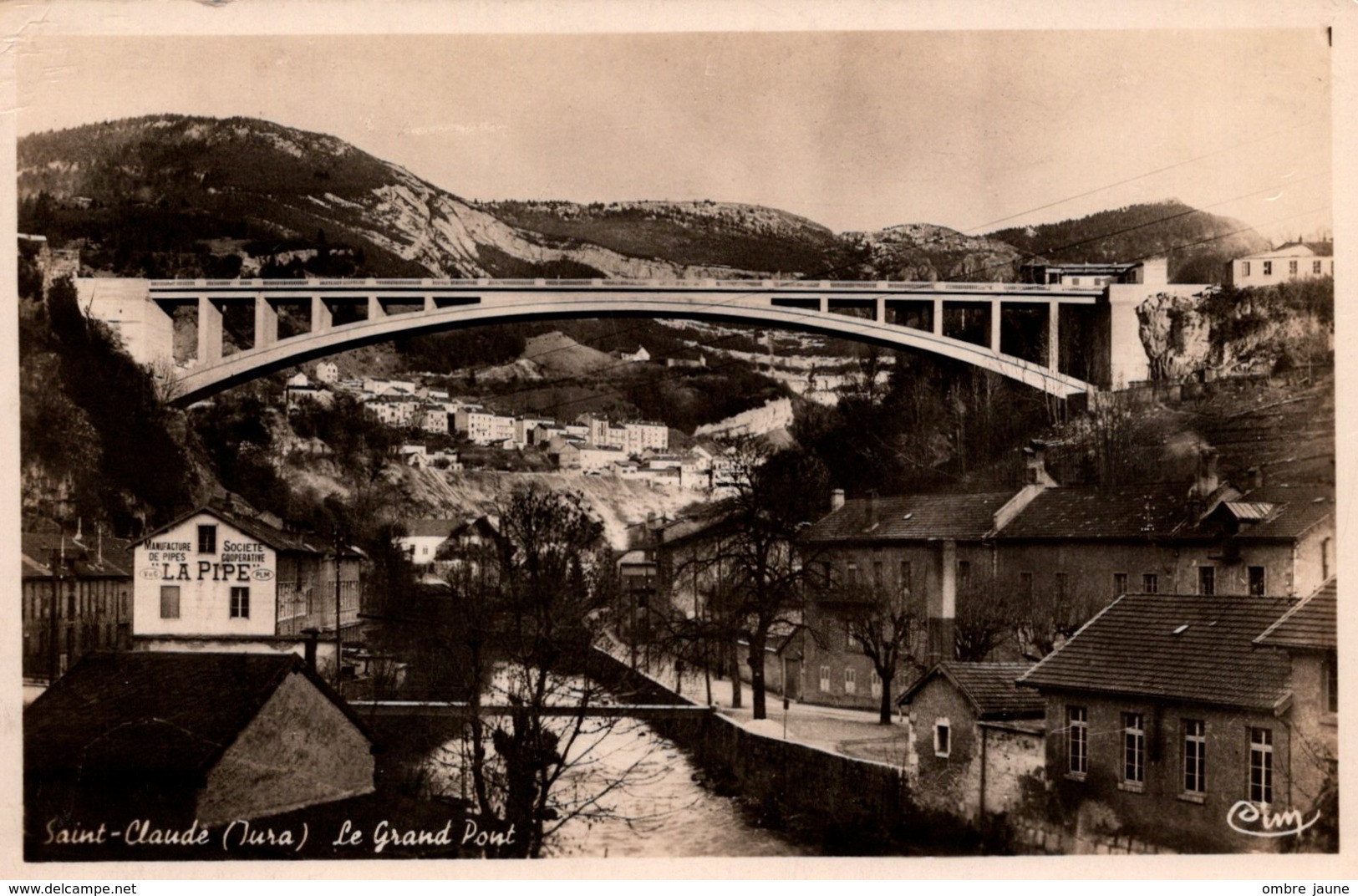 T6 - CPSM - JURA - LOT 6 Cartes Photo Saint Claude - Vue Générale Des - Tavaux