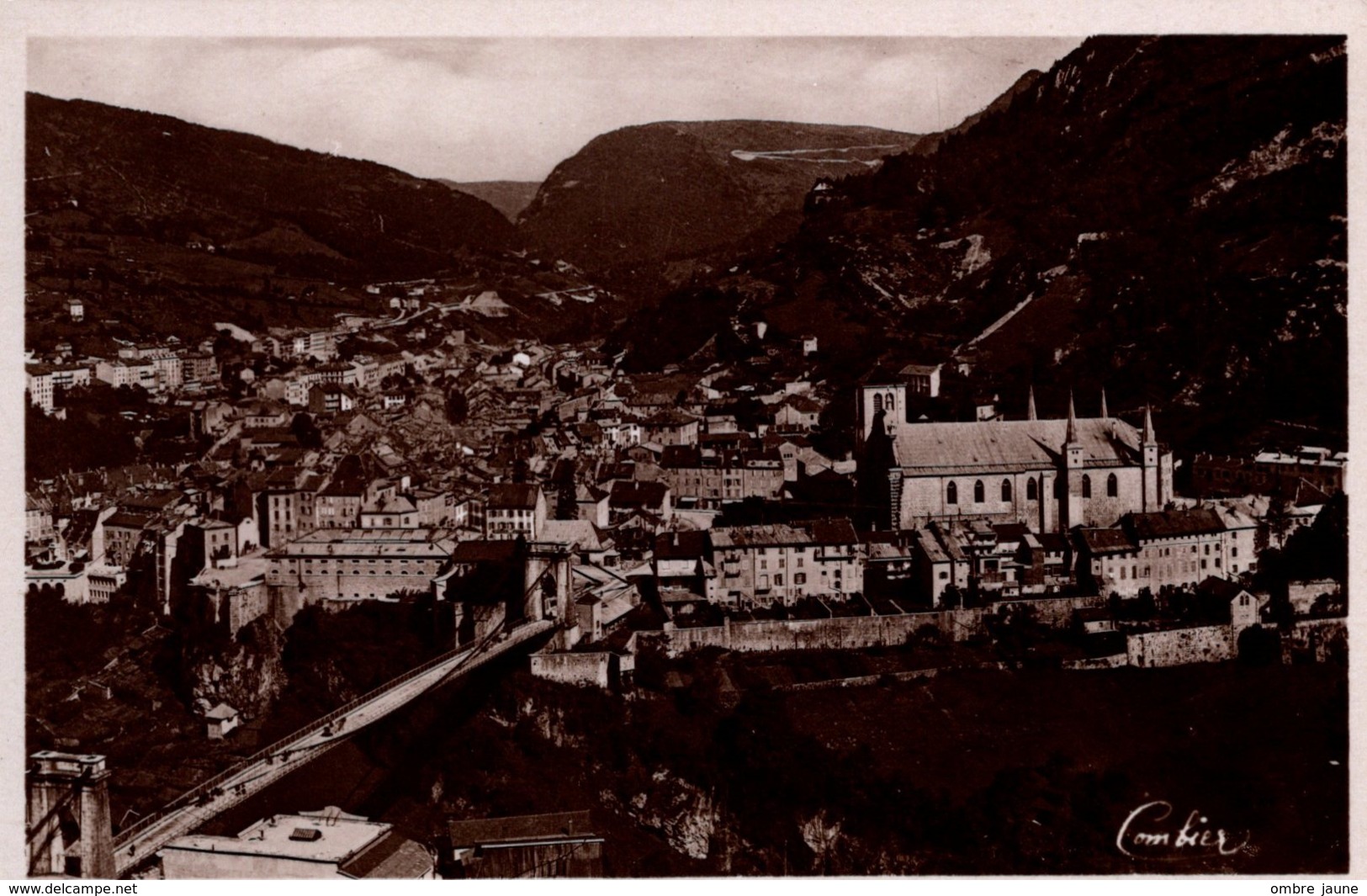 T6 - CPSM - JURA - LOT 6 Cartes photo saint claude - Vue générale des