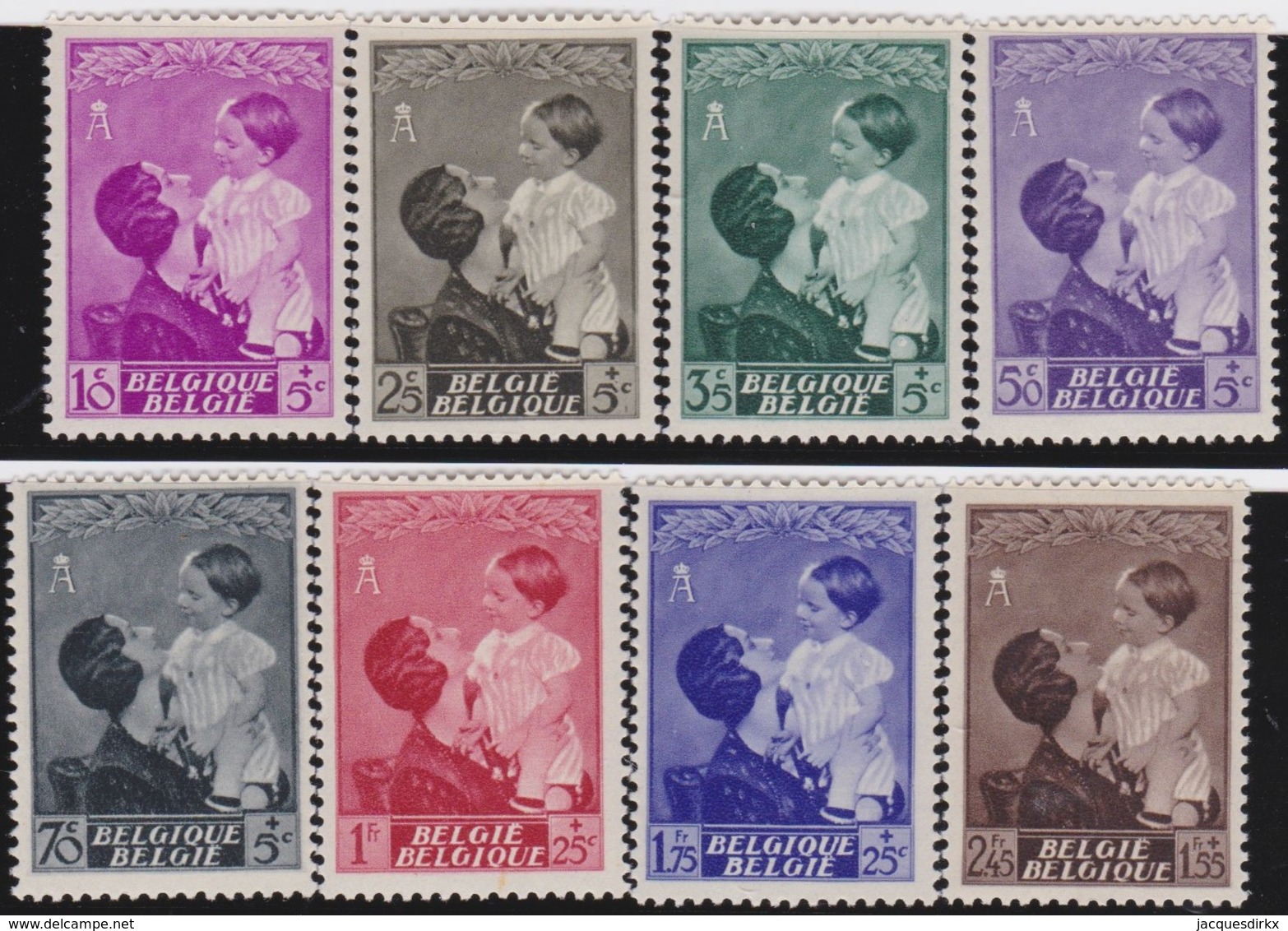 Belgie     .    OBP    .    447/454   .     **      .        Postfris   .   /   .   Neuf  SANS Charniere - Unused Stamps