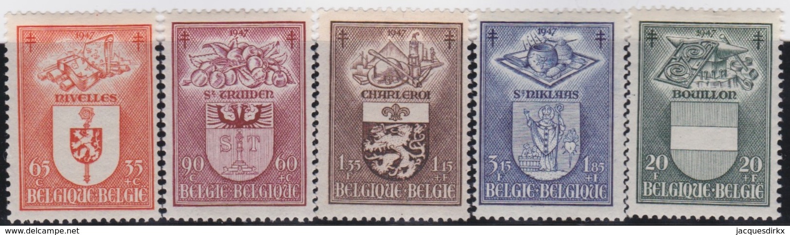 Belgie     .    OBP    .   756/760      .     **      .        Postfris   .   /   .   Neuf  SANS Charniere - Unused Stamps
