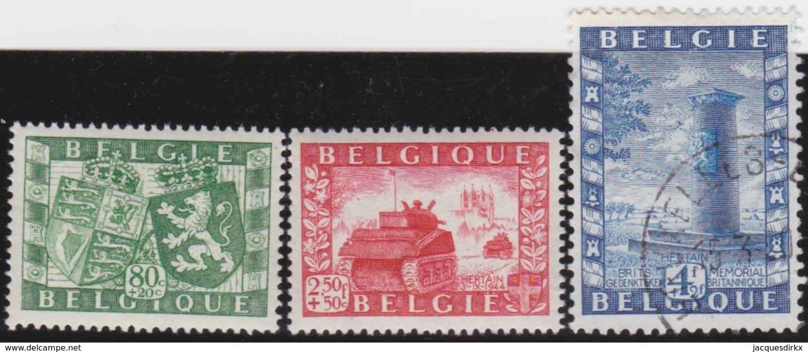 Belgie     .    OBP    .    823/825  (825: O)     .     **      .        Postfris   .   /   .   Neuf  SANS Charniere - Nuevos