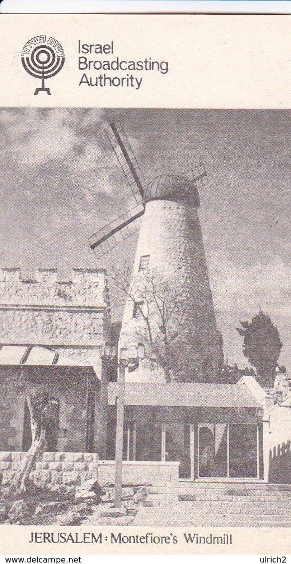 QSL - Radio Israel - Jerusalem - Montefiore's Windmill - 1979 (46983) - Radio