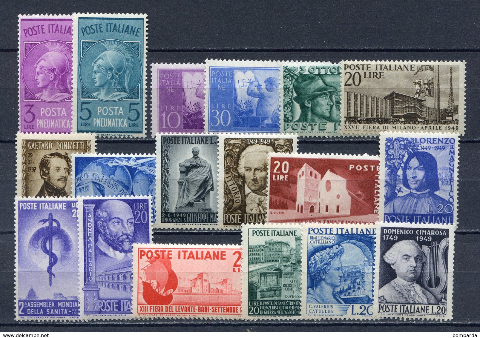 ITALIA  REPUBBLICA  1947-1949 COMMEMORATIVI == MNH** - 1946-60: Mint/hinged