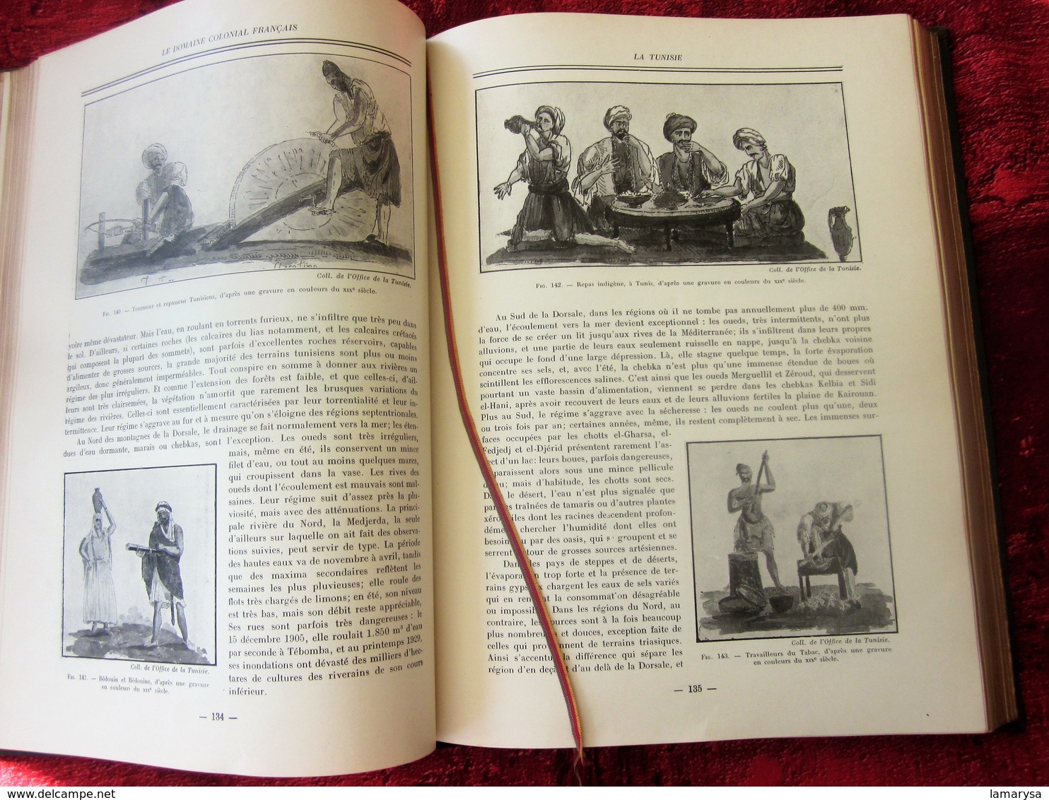 Le Domaine Colonial Français.Tome II-Colonies ALGÉRIE-TUNISIE-MAROC-AOF-AEF-HISTOIRE-INDUSTRIE-MŒURS-VIE-COUTUMES-BOZART