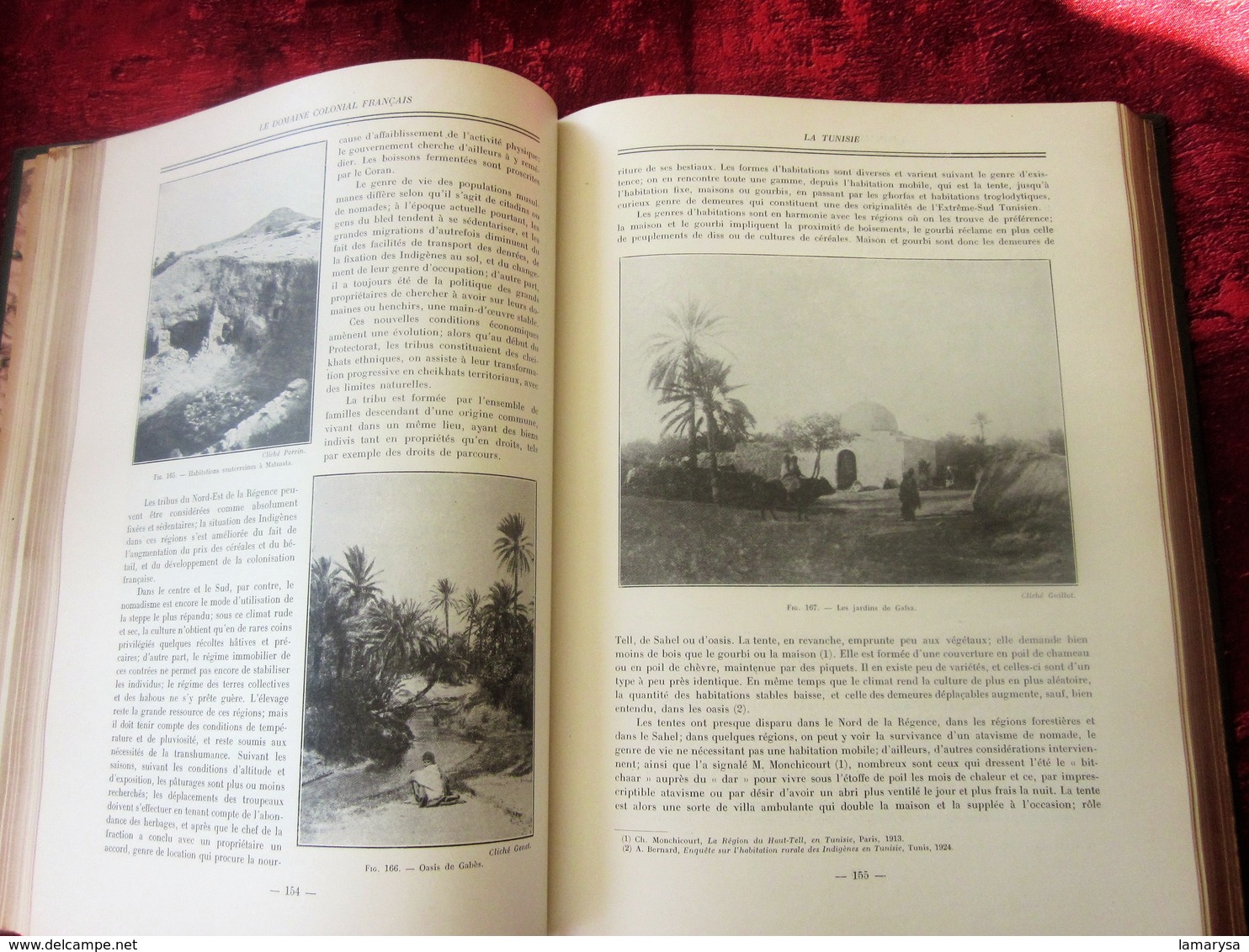 Le Domaine Colonial Français.Tome II-Colonies ALGÉRIE-TUNISIE-MAROC-AOF-AEF-HISTOIRE-INDUSTRIE-MŒURS-VIE-COUTUMES-BOZART