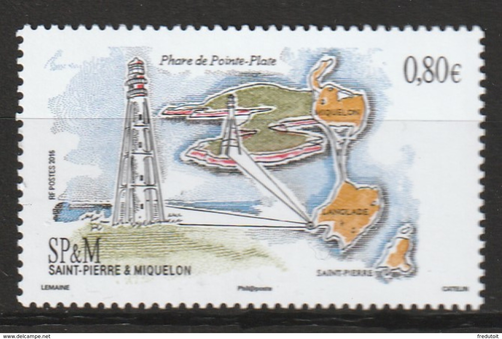 Saint Pierre Et Miquelon - N°1171 ** (2016) Phare - Neufs