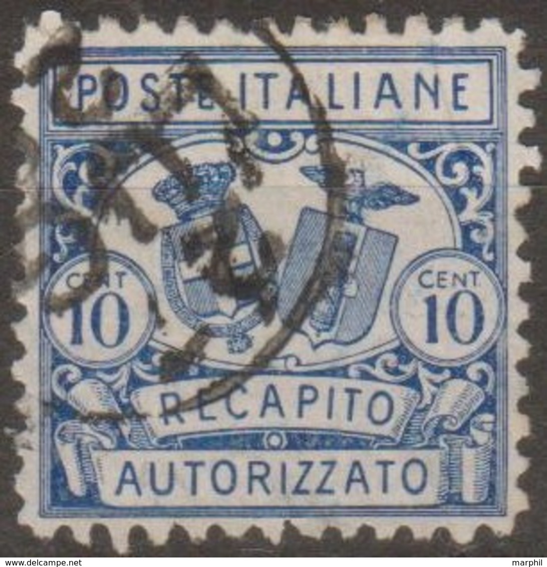Italia 1928 Recapito Autorizzato 10 Cent. D.11 (o) Vedere Scansione - Altri & Non Classificati