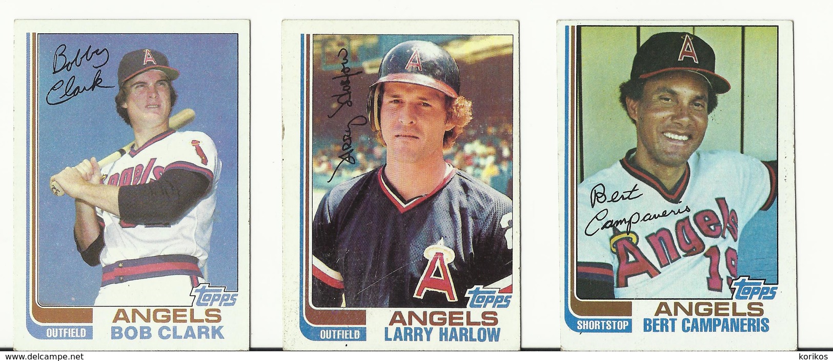 1982 TOPPS BASEBALL CARDS - CALIFORNIA ANGELS – MLB – MAJOR LEAGUE BASEBALL - Lotes