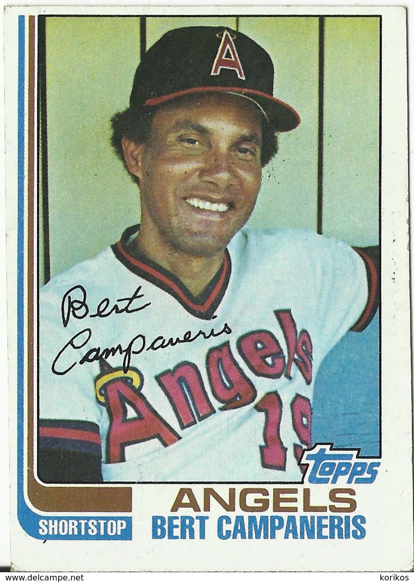 1982 TOPPS BASEBALL CARDS - CALIFORNIA ANGELS – MLB – MAJOR LEAGUE BASEBALL - Lots