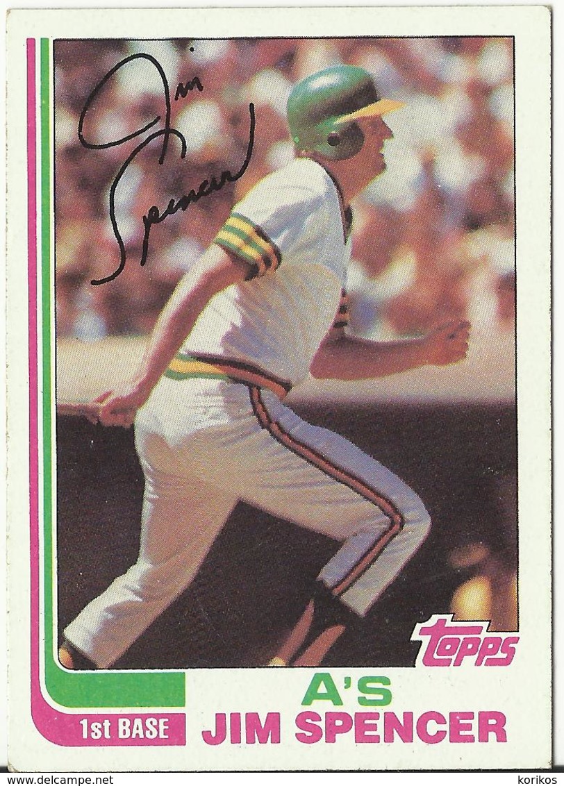 1982 TOPPS BASEBALL CARDS - OAKLAND A’s – MLB – MAJOR LEAGUE BASEBALL – LOT OF FOUR - Lotes