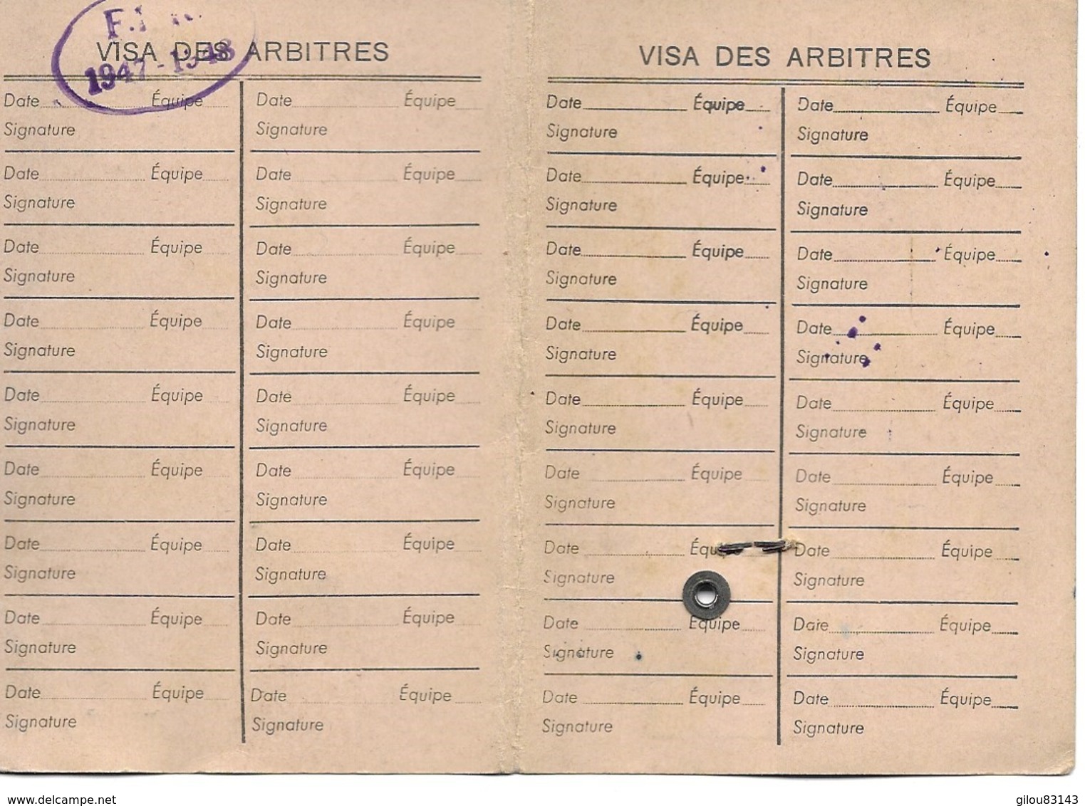 Rugby, Federation Française, Licence De Joueur, Junior, Montpellier Université Club, 1948    (bon Etat) - Rugby