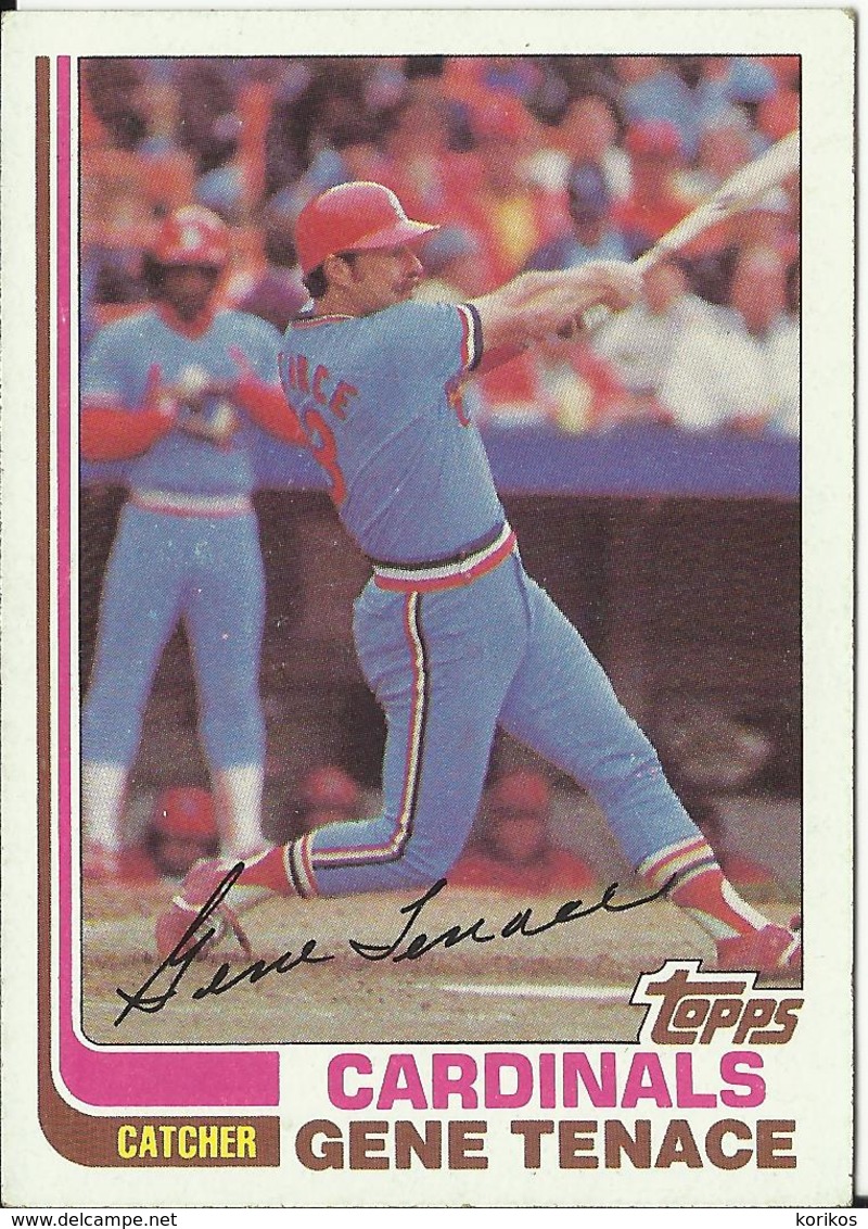 1982 TOPPS BASEBALL CARDS – SAINT LOUIS CARDINALS – MLB – MAJOR LEAGUE BASEBALL – LOT OF FIVE - Lotti