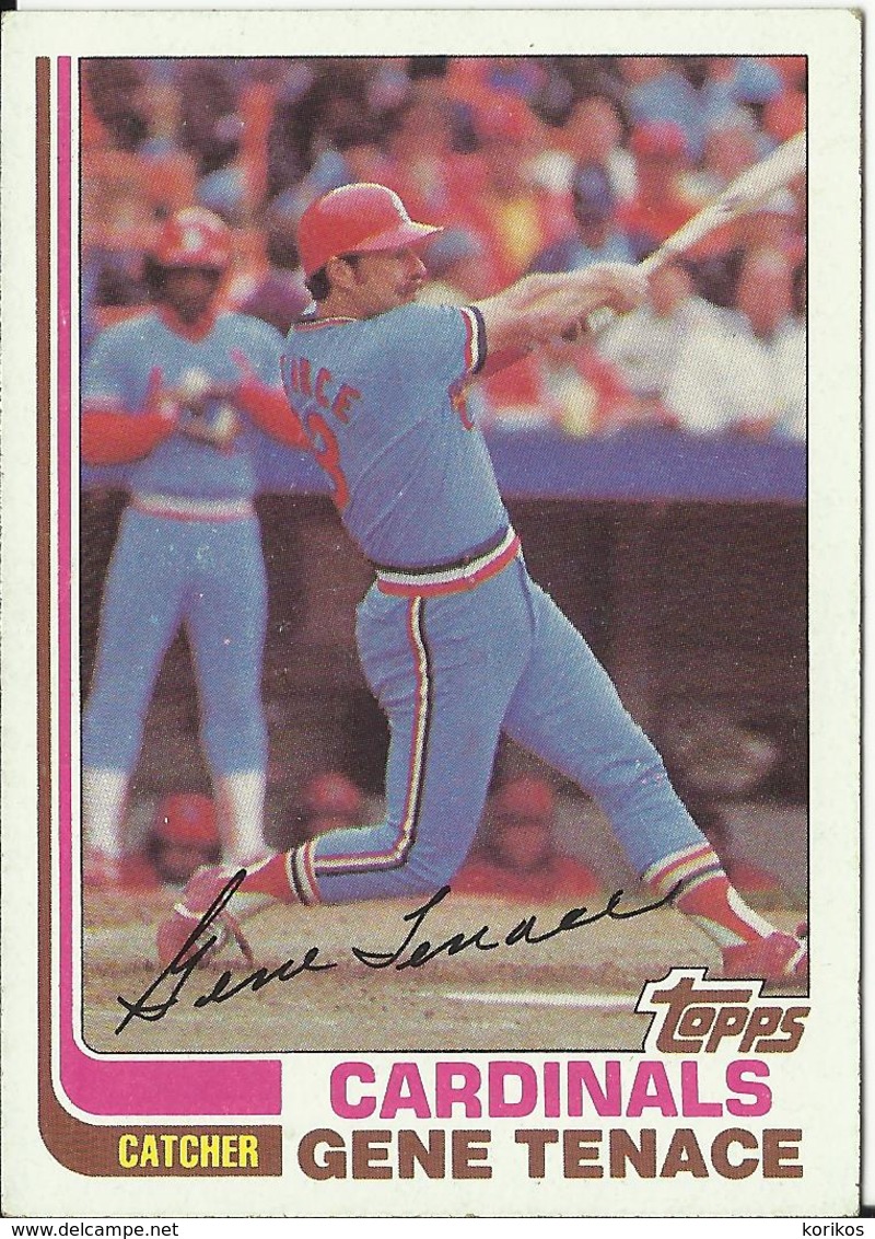 1982 TOPPS BASEBALL CARDS – SAINT LOUIS CARDINALS – MLB – MAJOR LEAGUE BASEBALL – LOT OF FIVE - Lots