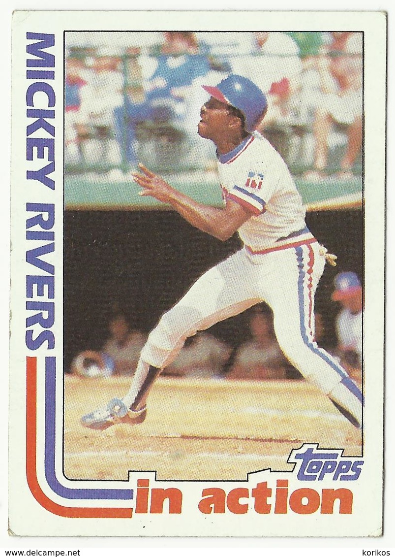 1982 TOPPS BASEBALL CARDS – IN ACTION ALL STARS – MLB – MAJOR LEAGUE BASEBALL – LOT OF SEVEN - Lotes