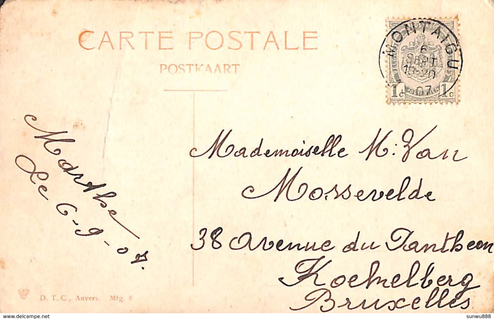 Scherpenheuvel - Montaigu - Ancien Fossé (D T C 1907) - Scherpenheuvel-Zichem