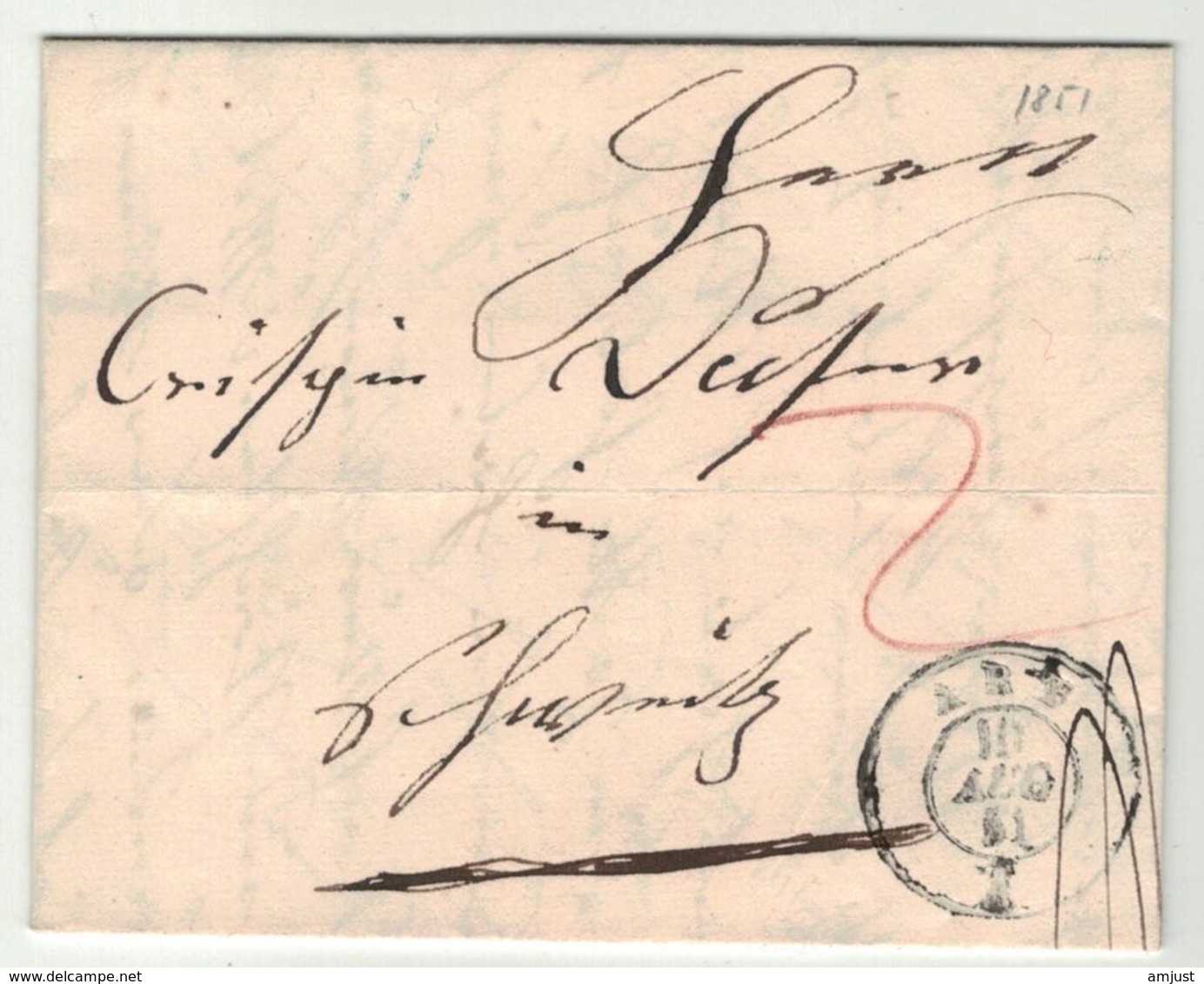 Suisse // Schweiz // Switzerland //  Préphilatélie  // Lettre Au Départ De Are Pour Schwytz - ...-1845 Préphilatélie