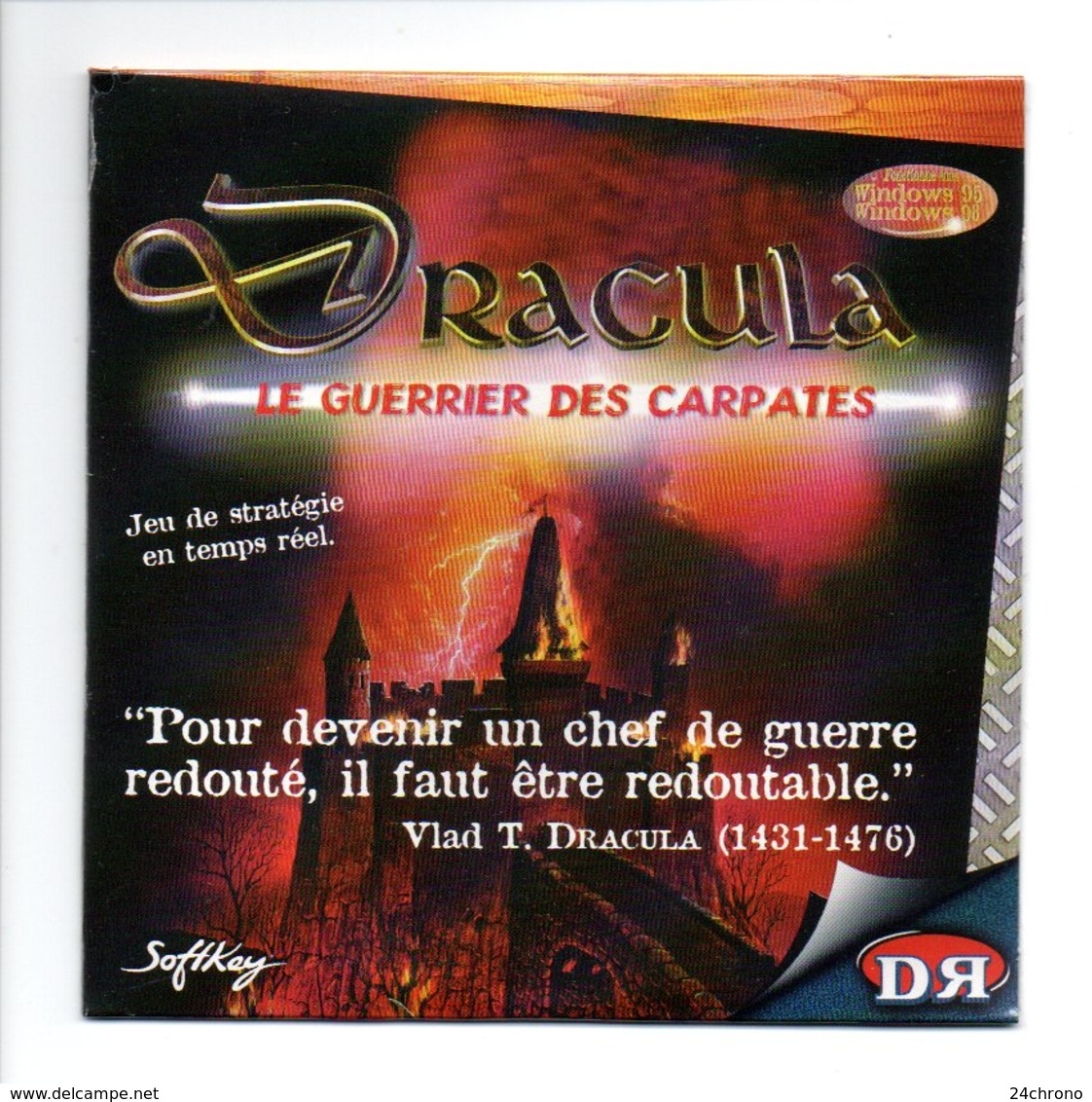 CD-ROM: Dracula, Le Guerrier Des Carpates, Jeu De Strategie En Temps Reel (20-354) - Jeux PC