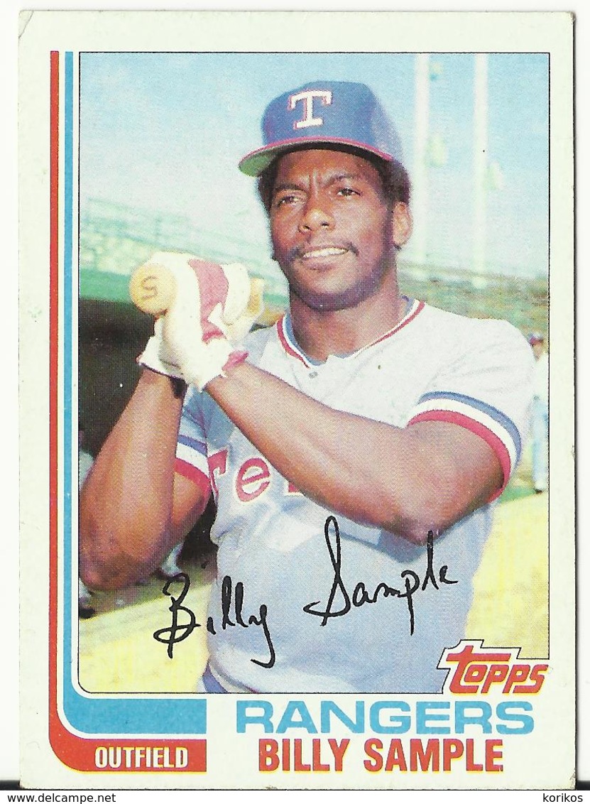 1982 TOPPS BASEBALL CARDS – TEXAS RANGERS – MLB – MAJOR LEAGUE BASEBALL – LOT OF FOUR - Konvolute