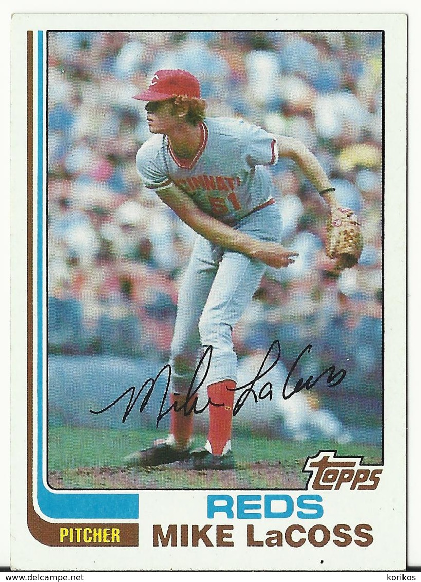 1982 TOPPS BASEBALL CARDS – CINCINNATI REDS – MLB – MAJOR LEAGUE BASEBALL – LOT OF FIVE