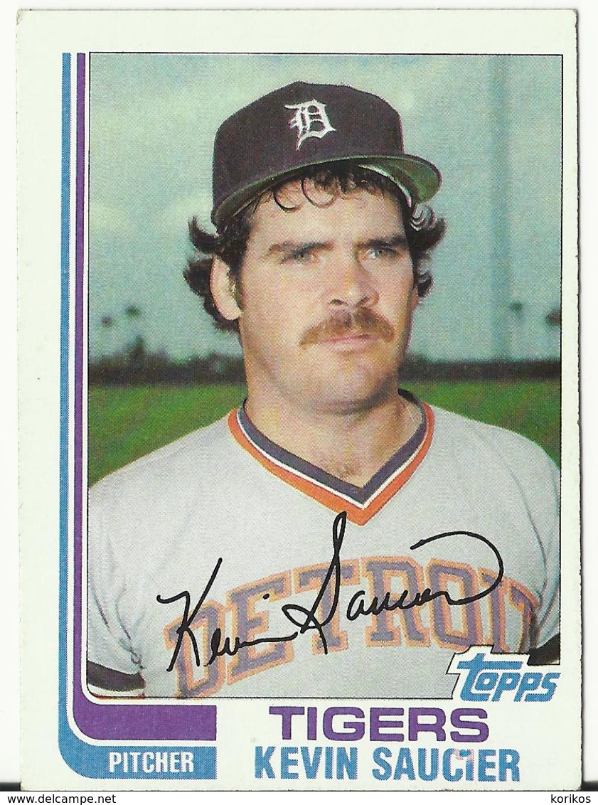 1982 TOPPS BASEBALL CARDS – DETROIT TIGERS – MLB – MAJOR LEAGUE BASEBALL – LOT OF TWO - Verzamelingen