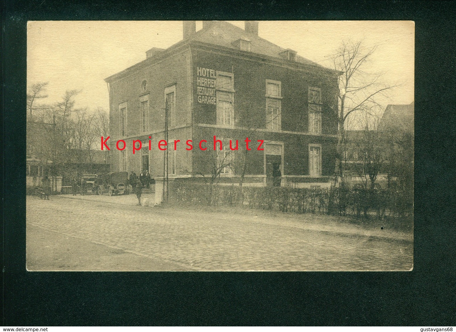 AK Herbesthal, Lontzen, Hotel Herren, Pre. Martin Falkenstein, Ungelaufen - Lontzen