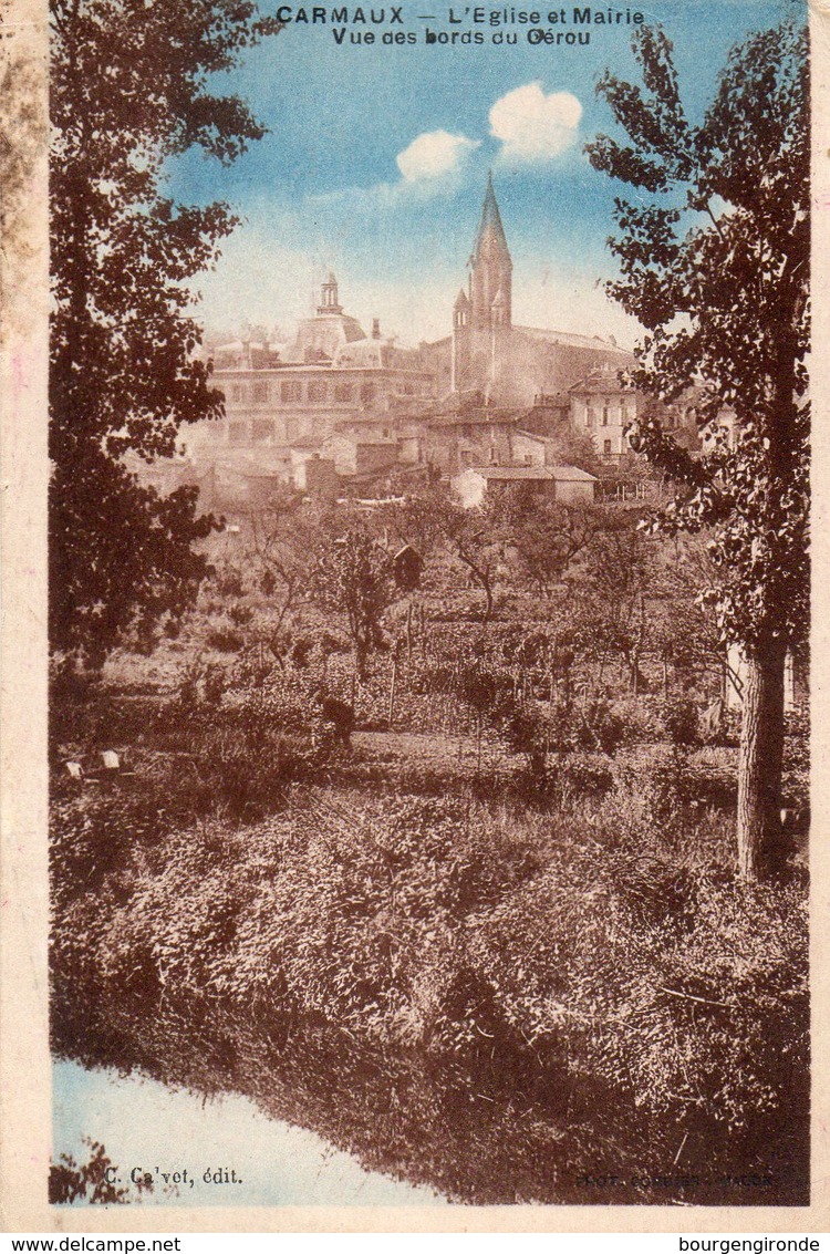 CARMAUX - L'EGLISE ET MAIRIE. - Carmaux